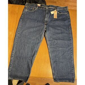 Levi's 550 Relaxed Fit Classic‎ Blue Denim Jeans Big & Tall 52x29